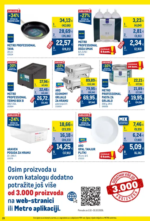 Metro katalog — stranica 28 (vrijedi 01. 10. 2026.–31. 10. 2026.)