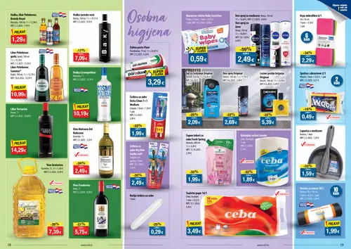 NTL katalog — stranica 10: Nivea Deo sprej za muškarce, Krpa mikrofibra 6/1, Domey Lopatica s metlicom, Colgate četkica za zube Extra Clean 1+1 Medium (vrijedi 23. 09. 2026.–29. 09. 2026.)