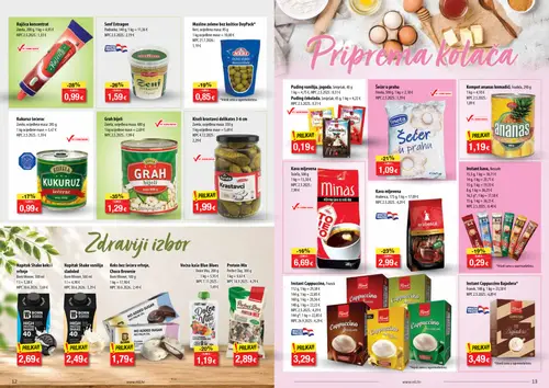 NTL katalog — stranica 7: Zorela Grah bijeli, Rajčica koncentrat, Podravka Senf Estragon, Minas kava (vrijedi 23. 09. 2026.–29. 09. 2026.)