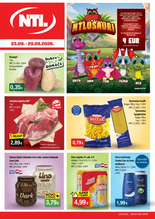 NTL katalog — stranica 1 (vrijedi 23. 09. 2026.–29. 09. 2026.)