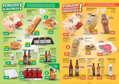 NTL katalog — stranica 3: Pecivo Family 5/1, Kruh Fit pakirani rezani, Pecivo maxi vanilija puding-mak, Kruh pšenični bijeli rezani zlatni kalup (vrijedi 23. 09. 2026.–29. 09. 2026.)