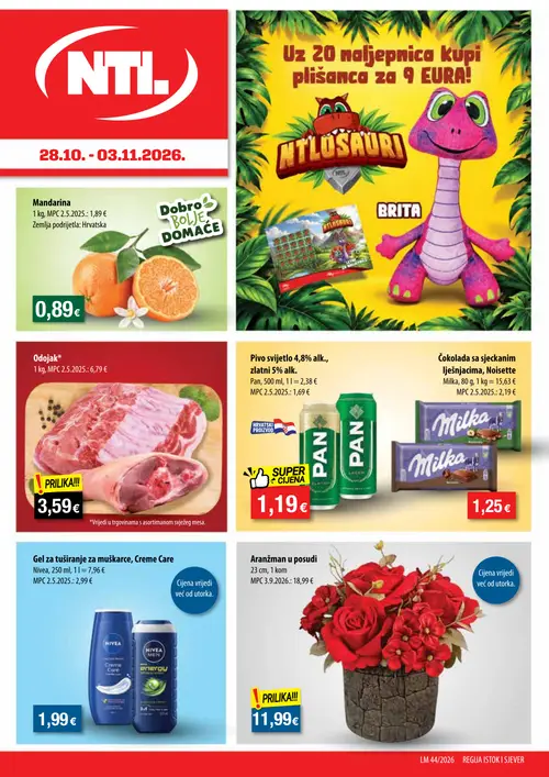 NTL katalog — stranica 1 (vrijedi 28.10.–03.11.2026.)