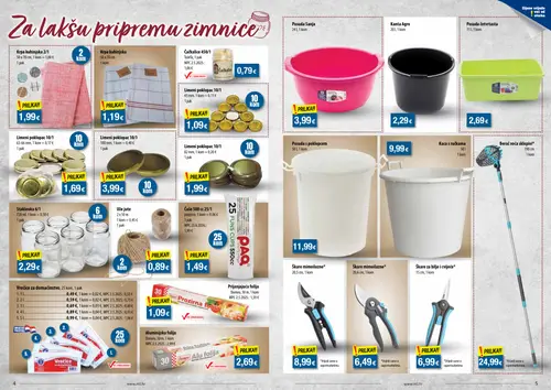 NTL katalog — stranica 3: Krpa kuhinjska, Krpa kuhinjska, Čačkalice 450/1, Limeni poklopac (vrijedi 09. 09. 2026.–15. 09. 2026.)