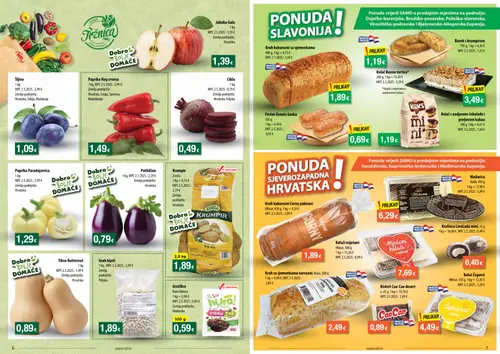 NTL katalog — stranica 4: Šljiva, Paprika Rog crvena, Jabuka Gala, Cikla (vrijedi 09. 09. 2026.–15. 09. 2026.)