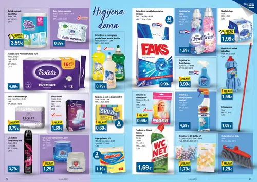 NTL katalog — stranica 11: Ornel Omekšivač za rublje, WC Net Sredstvo za čišćenje Intense, Teta Violeta Ručnik papirnati Expert Plus, CleanCode Krpa spužvasta 3/1 (vrijedi 02.09.–08.09.2026.)