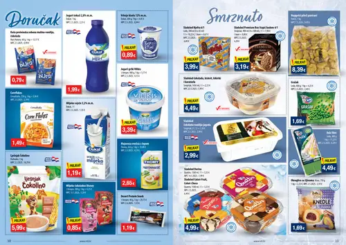 NTL katalog — stranica 6: Smj(e)šak Sladoled Premium Box štapić badem 4/1, Ml(ij)eko čokoladno Disney, Desert Protein Snack, Vilkidis Jogurt grčki Vilkidis (vrijedi 02.09.–08.09.2026.)
