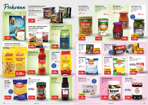 NTL katalog — stranica 8: Reggia Tjestenina Penne Rigate, Fineta Limunska kiselina, Alpinella Butter, To je to Dodatak jelima s povrćem (vrijedi 02.09.–08.09.2026.)