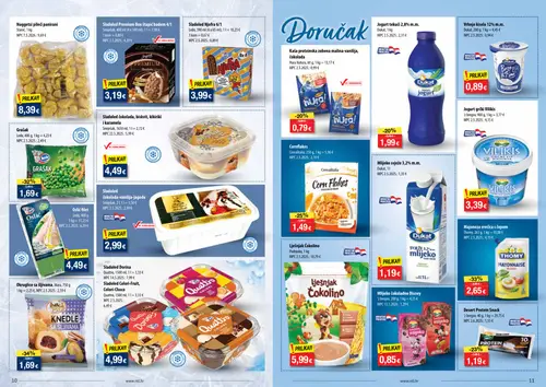 NTL katalog — stranica 6: Mara Okruglice sa šljivama, THOMY Majoneza vrećica s čepom, Kido Grašak, Cerealitalia Cornflakes (vrijedi 02.09.–08.09.2026.)
