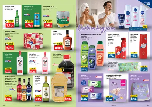 NTL katalog — stranica 10: Old Spice Deo Spray WhiteWater, Old Spice Gel za tuširanje WhiteWater, Palmolive Šampon za kosu protiv prhuti, 2u1 All Hair Types, Apple, Palmolive Šampon za kosu protiv prhuti, 2u1 All Hair Types, Coconut (vrijedi 09. 09. 2026.–15. 09. 2026.)