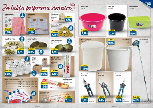 NTL katalog — stranica 3: Posuda s poklopcem, Posuda četvrtasta, Kanta Agro, Čačkalice 450/1 (vrijedi 09. 09. 2026.–15. 09. 2026.)