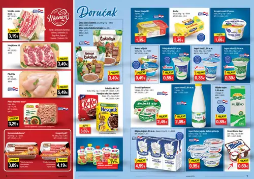 NTL katalog — stranica 5: Namz Omegol B1, Nestle Pahuljice Kit Kat*, Dukat Maslac, Dairly Sir svježi zrnati 20% m.m. (vrijedi 09. 09. 2026.–15. 09. 2026.)