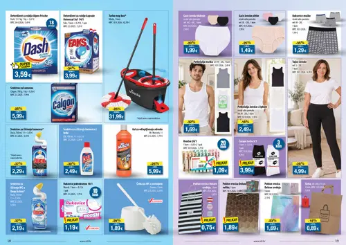 NTL katalog — stranica 10: Kvake 20/1, Duck, sredstvo za čišćenje kamenca*, Potkošulja ženska s čipkom, Duck, sredstvo za čišćenje WC-a Deep Action* (vrijedi 30.09.–06.10.2026.)
