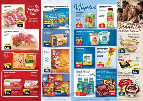 NTL katalog — stranica 4: Ledo Pommes Frites, Quattro Sladoled Layers Cheesecake, Choco, Thomy Majoneza vrećica, Ledo Medaljoni pileći (vrijedi 30.09.–06.10.2026.)