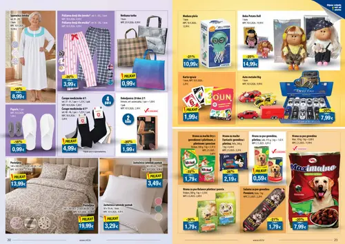 NTL katalog — stranica 11: Kitekatt Hrana za mačke Dry s govedinom i piletinom, Friskies Hrana za pse, Felix Hrana za mačke, Beba Potato Doll (vrijedi 07.10.–13.10.2026.)