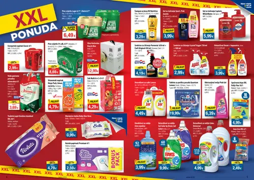 NTL katalog — stranica 3: Bella Maramice vlažne Baby Aloe Vera, Felce Azzurra Omekšivač za rublje čista svježina, Permetal Sredstvo za čišćenje Permetal 650 ml + Original 450 ml, ColorM Faks Deterdžent za rublje Gel Color by Ornel (vrijedi 07.10.–13.10.2026.)