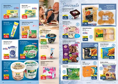 NTL katalog — stranica 6: Ledo Štruklji, Ledo Odrezak riblji panirani, Zvijezda Majoneza Light, Ledo Kesten desert Premium čašica (vrijedi 07.10.–13.10.2026.)