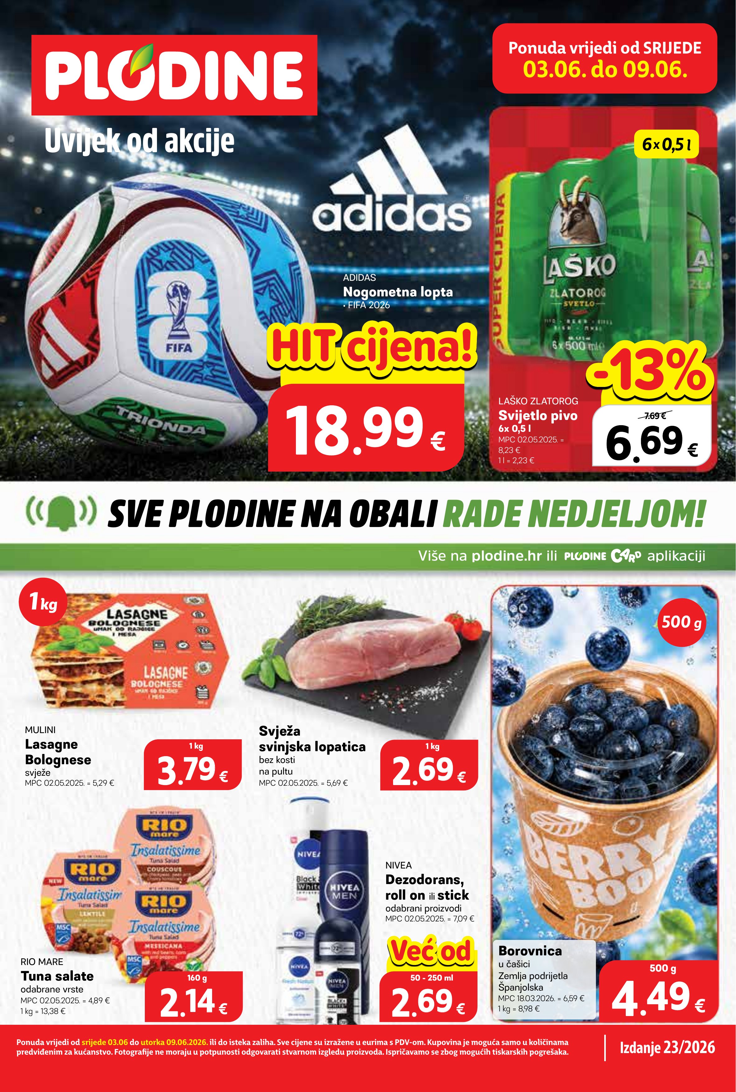 Plodine katalog — stranica 1 (vrijedi 03. 06. 2026.–09. 06. 2026.)
