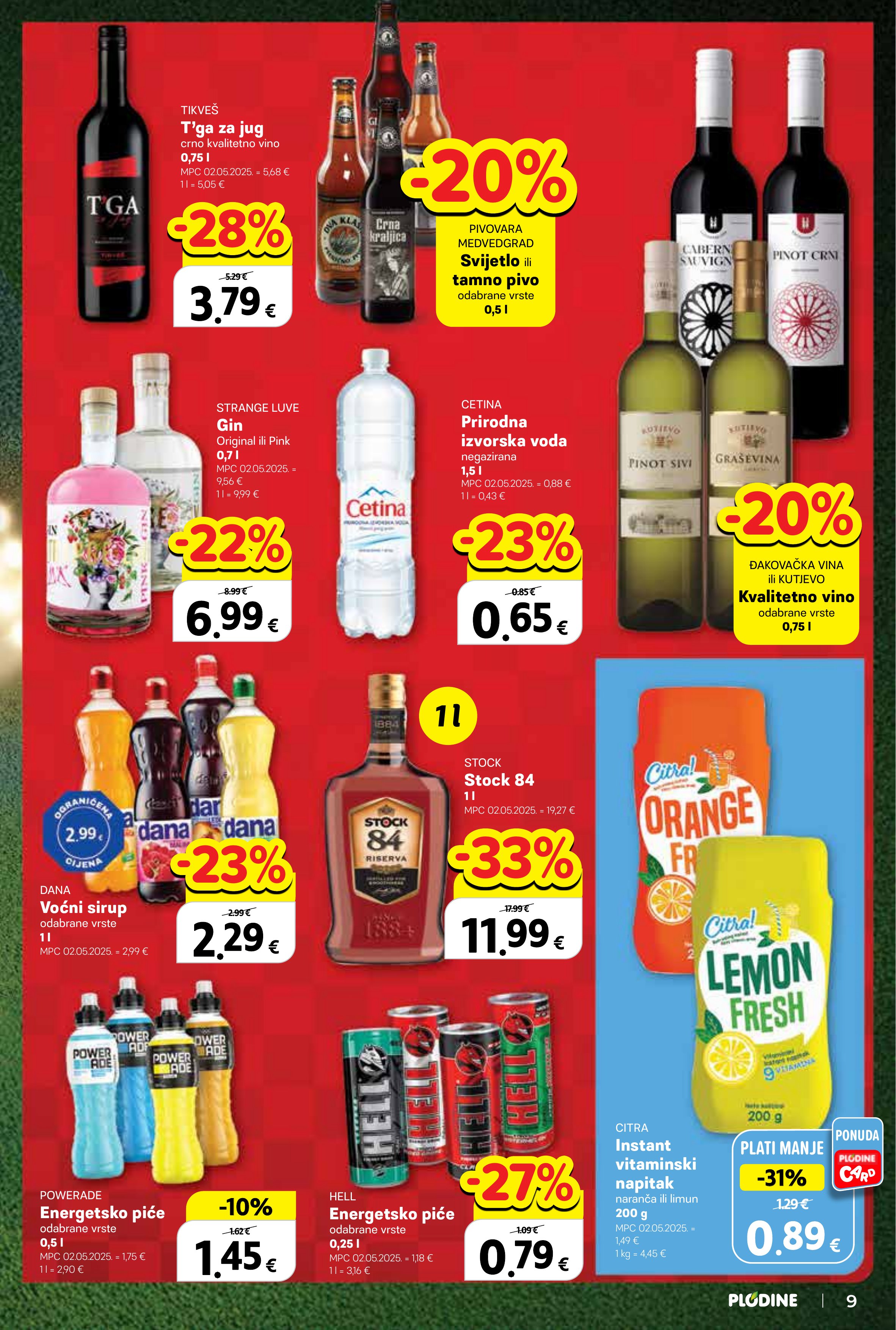 Plodine katalog — stranica 9 (vrijedi 03. 06. 2026.–09. 06. 2026.)
