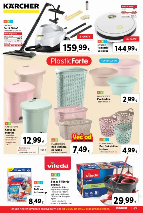 Plodine katalog — stranica 43 (vrijedi 24. 06. 2026.–30. 06. 2026.)