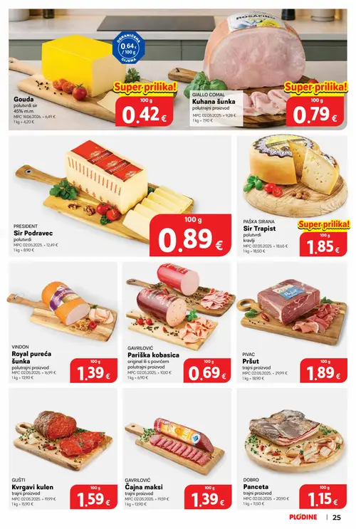 Plodine katalog — stranica 25 (vrijedi 08. 07. 2026.–14. 07. 2026.)