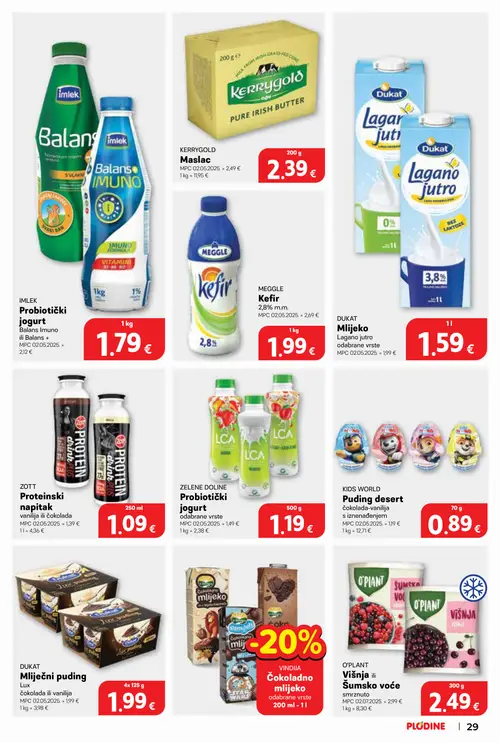 Plodine katalog — stranica 29 (vrijedi 29. 07. 2026.–04. 08. 2026.)