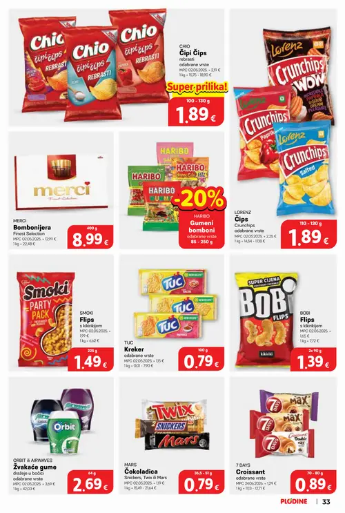 Plodine katalog — stranica 33 (vrijedi 29. 07. 2026.–04. 08. 2026.)