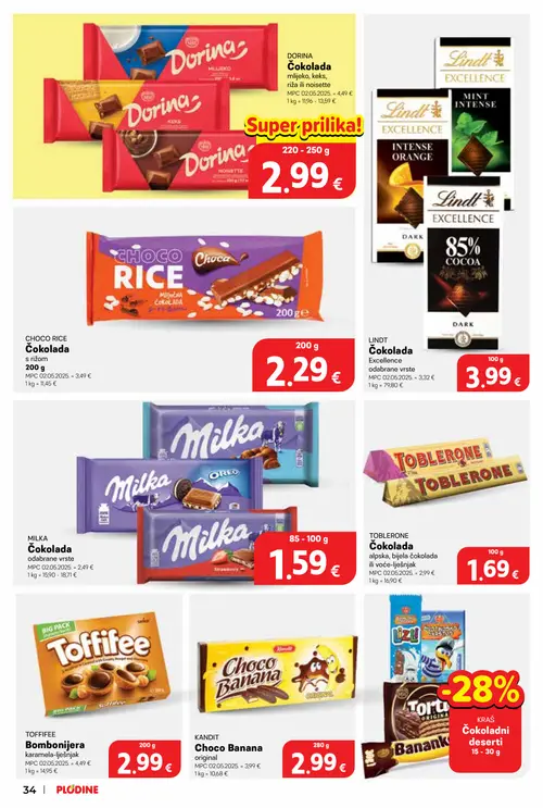 Plodine katalog — stranica 34 (vrijedi 06. 08. 2026.–11. 08. 2026.)