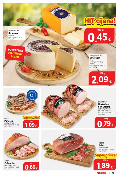 Plodine katalog — stranica 31 (vrijedi 25. 06. 2026.–30. 06. 2026.)