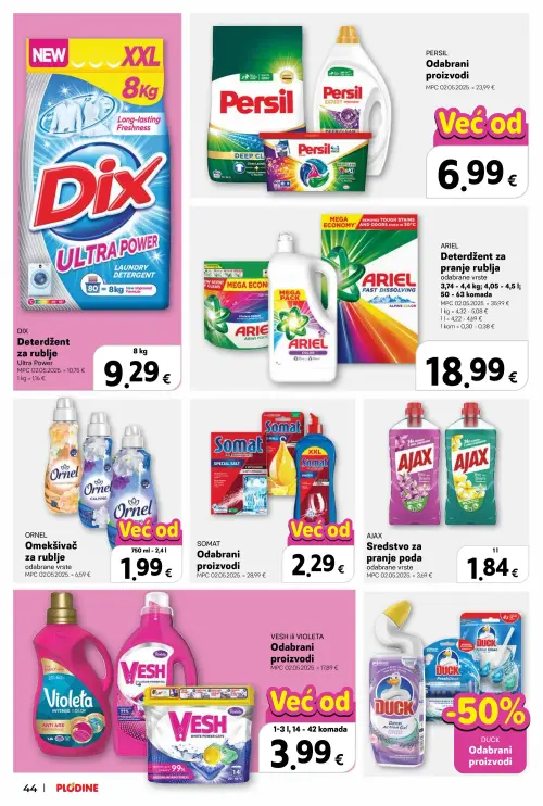 Plodine katalog — stranica 44 (vrijedi 25. 06. 2026.–30. 06. 2026.)