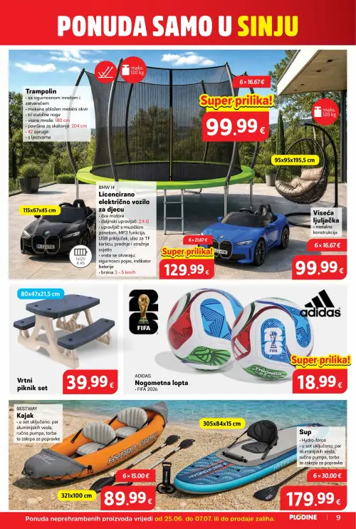 Plodine katalog — stranica 9 (vrijedi 25. 06. 2026.–30. 06. 2026.)
