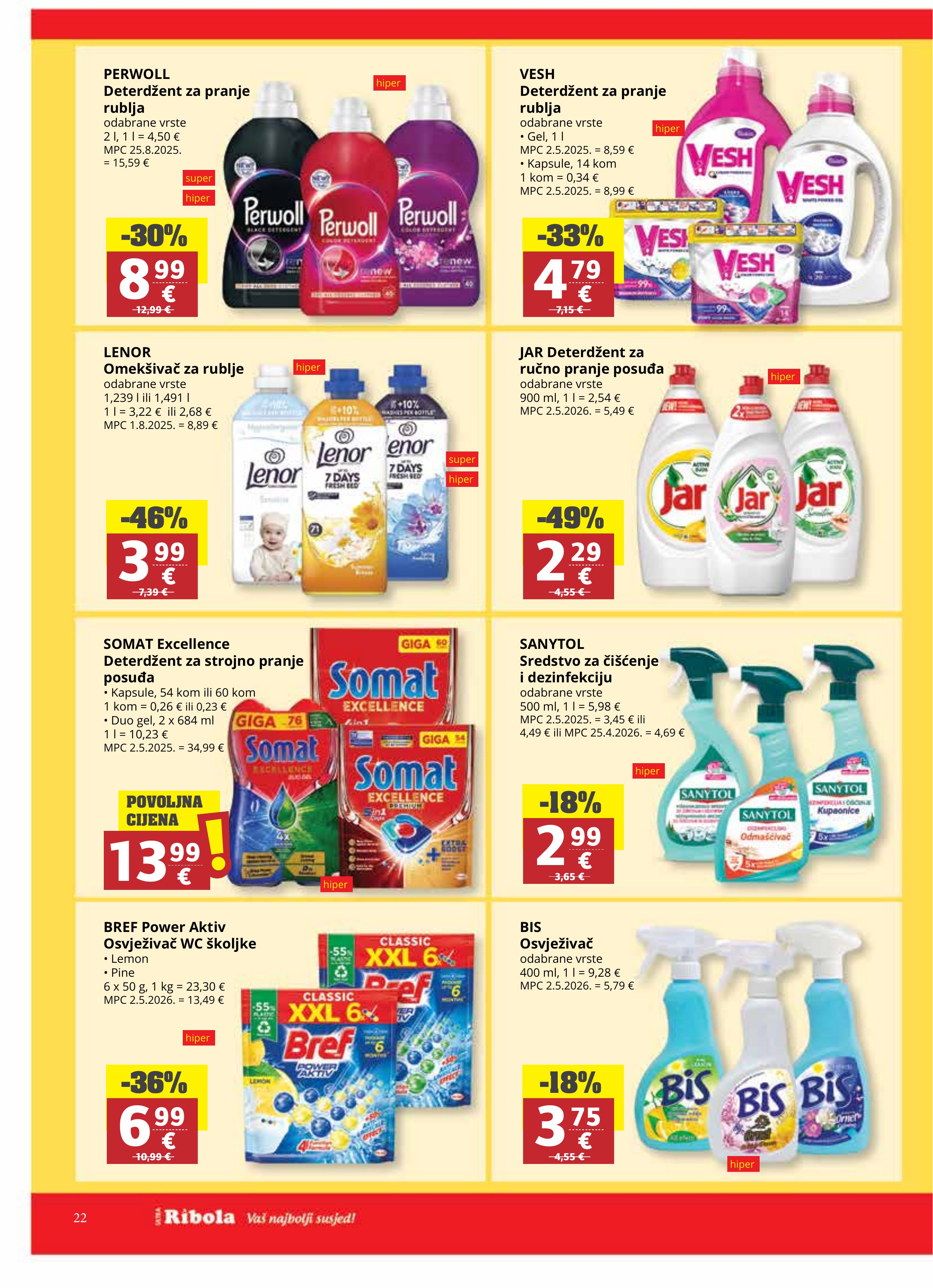 Ribola katalog — stranica 22 (vrijedi 10. 06. 2026.–16. 06. 2026.)