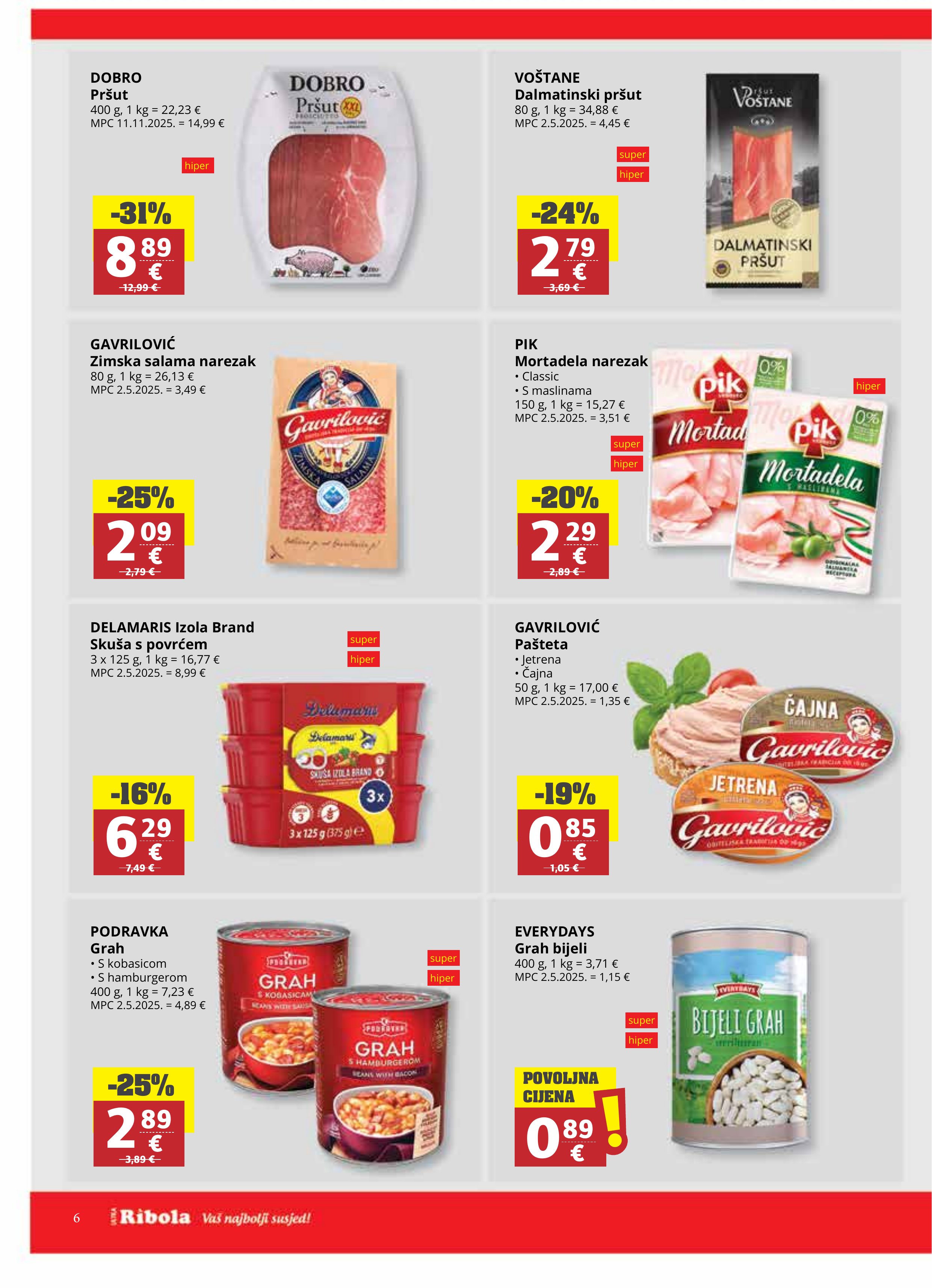 Ribola katalog — stranica 6 (vrijedi 10. 06. 2026.–16. 06. 2026.)