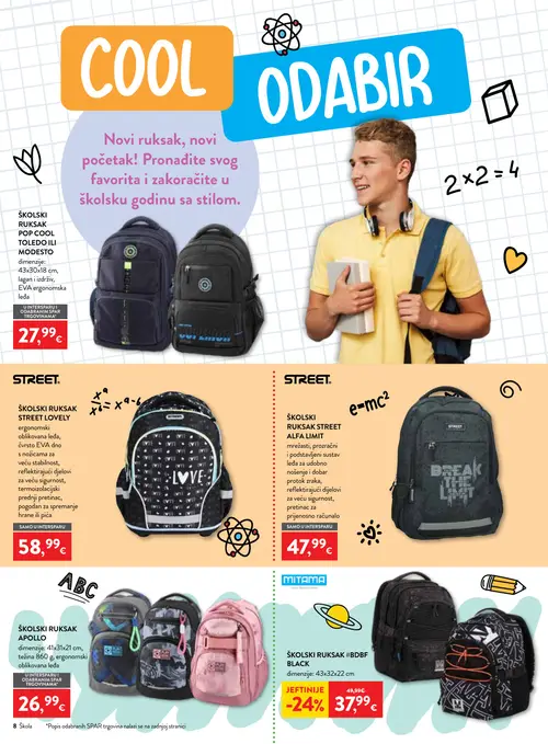 Spar katalog — stranica 8 (vrijedi 29. 07. 2026.–15. 09. 2026.)