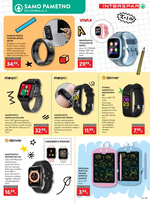 Spar katalog — stranica 33 (vrijedi 29. 07. 2026.–15. 09. 2026.)