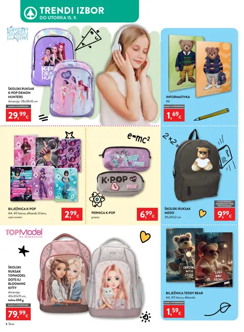 Spar katalog — stranica 6 (vrijedi 29. 07. 2026.–15. 09. 2026.)