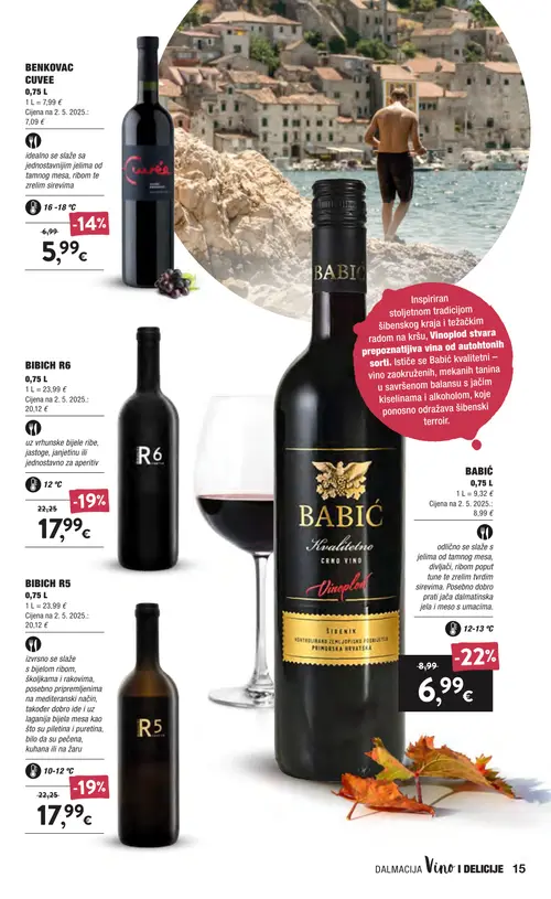 Spar katalog — stranica 15: BIBICH R6, BIBICH R5 (vrijedi 16. 09. 2026.–22. 09. 2026.)