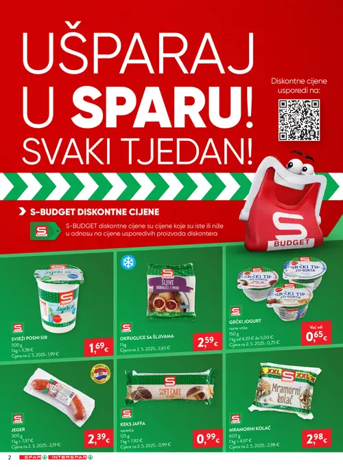 Spar katalog — stranica 2 (vrijedi 16. 09. 2026.–22. 09. 2026.)