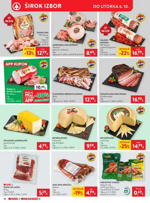 Spar katalog — stranica 25 (vrijedi 30. 09. 2026.–06. 10. 2026.)