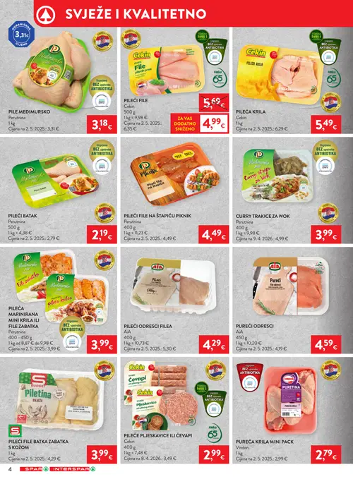 Spar katalog — stranica 8: Cekin PILEĆI FILE (vrijedi 14.10.–20.10.2026.)
