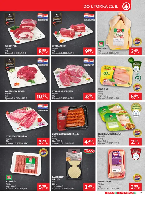 Spar katalog — stranica 7 (vrijedi 19. 08. 2026.–25. 08. 2026.)