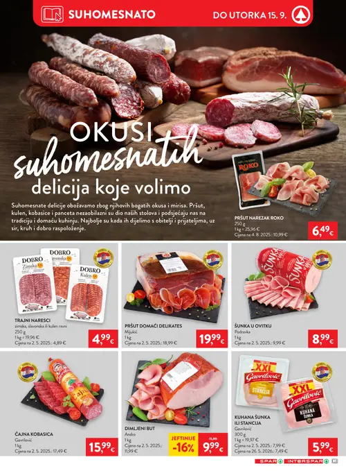 Spar katalog — stranica 12: Andro DIMLJENI BUT (vrijedi 09. 09. 2026.–15. 09. 2026.)