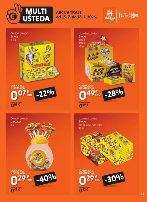 Studenac katalog — stranica 16 (vrijedi 15. 07. 2026.–28. 07. 2026.)