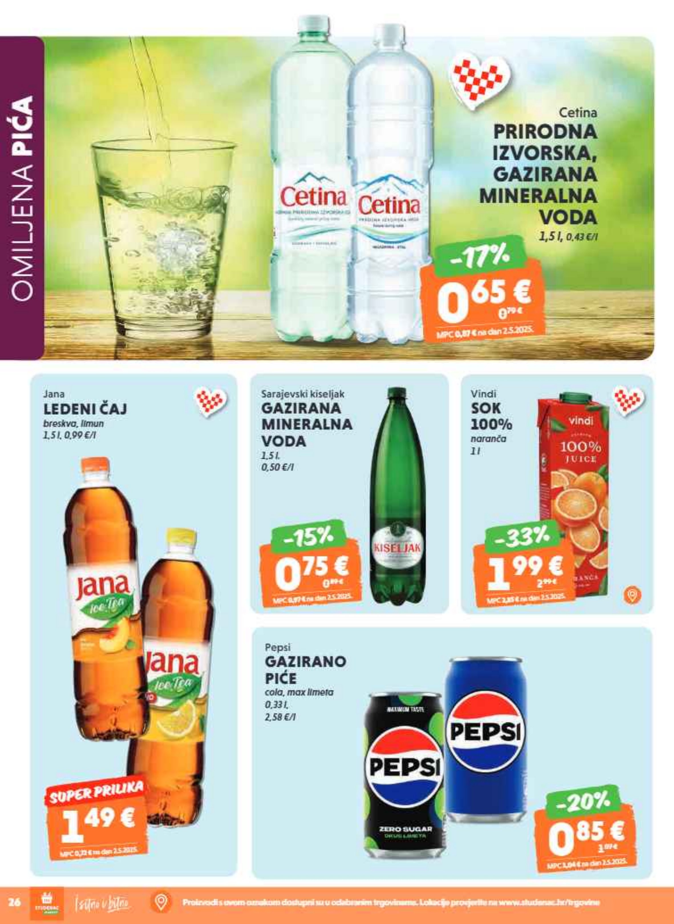 Studenac katalog — stranica 26 (vrijedi 03. 06. 2026.–09. 06. 2026.)