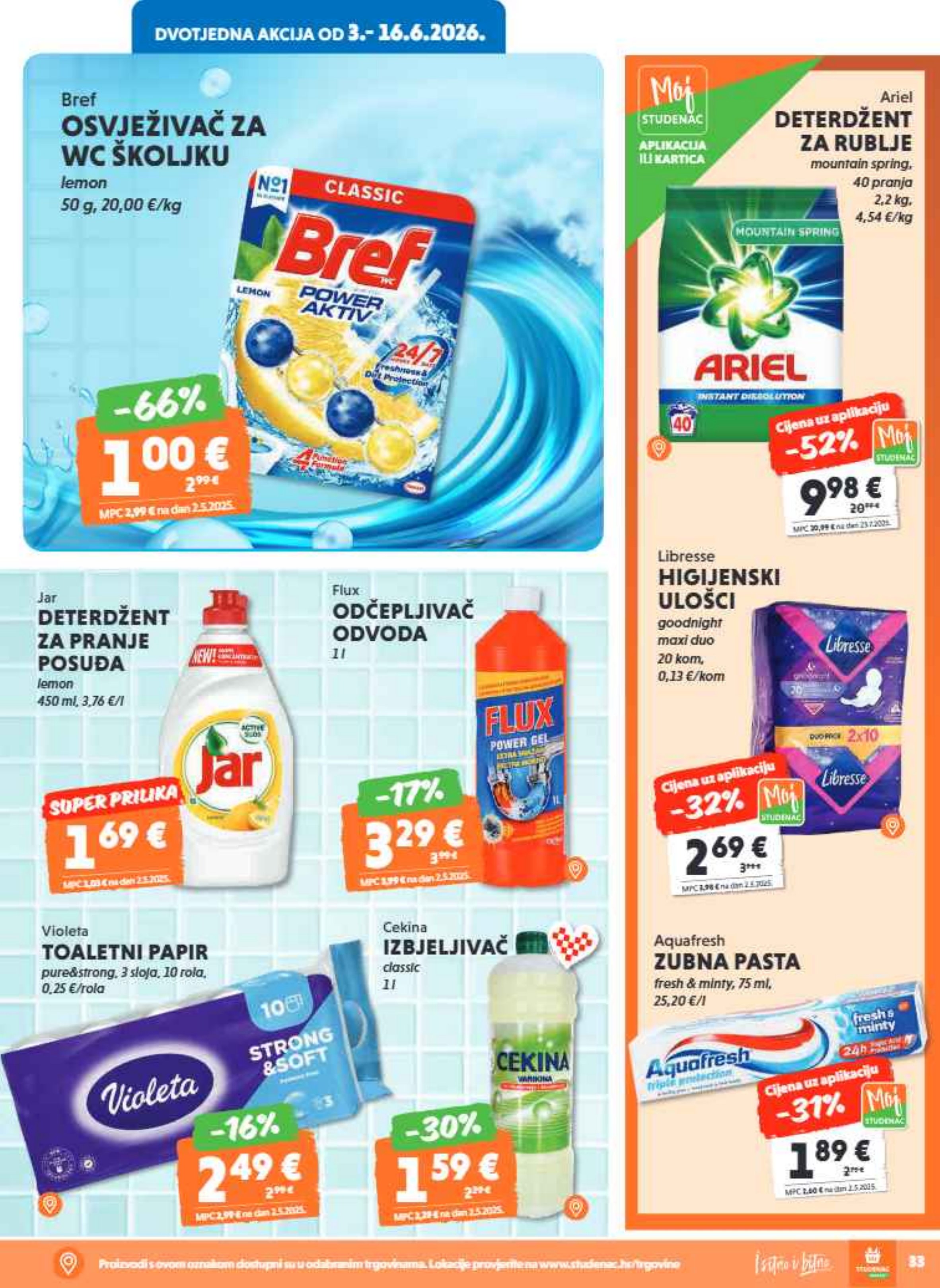 Studenac katalog — stranica 33 (vrijedi 03. 06. 2026.–09. 06. 2026.)