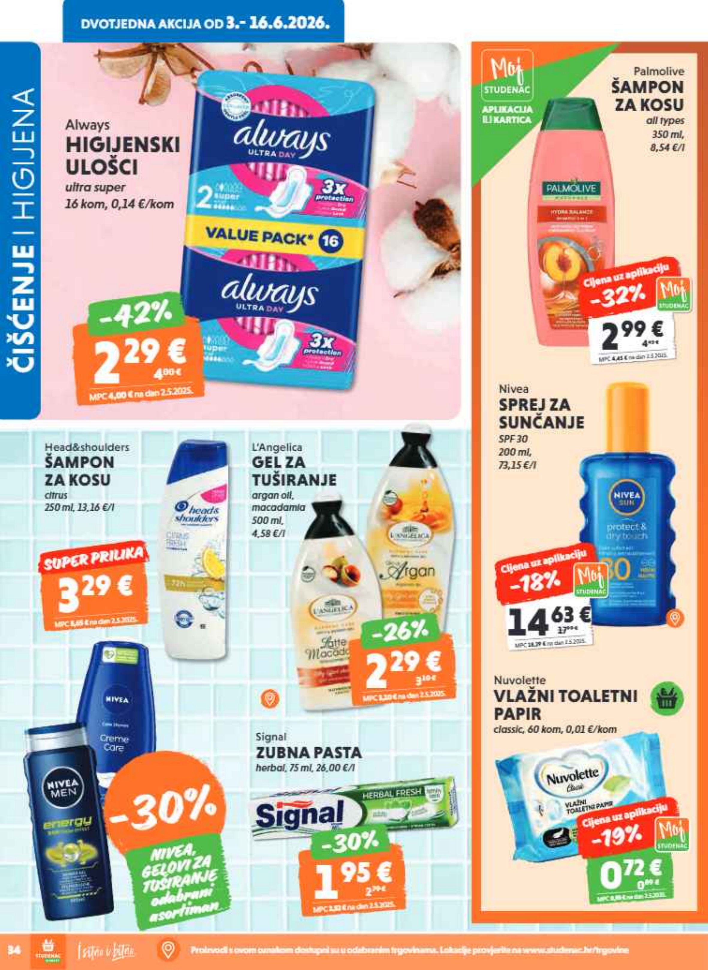 Studenac katalog — stranica 34 (vrijedi 03. 06. 2026.–09. 06. 2026.)