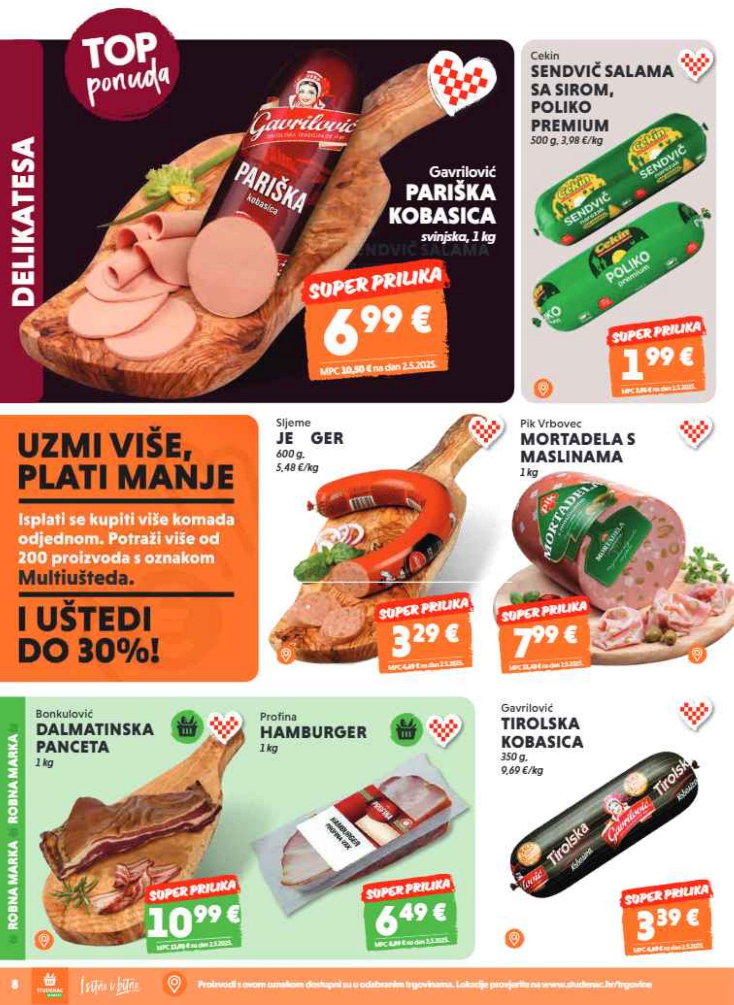 Studenac katalog — stranica 8 (vrijedi 03. 06. 2026.–09. 06. 2026.)