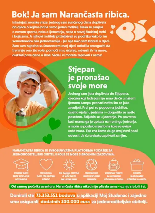 Studenac katalog — stranica 2: 75.353.551 bodova, 100.000 eura (vrijedi 09. 09. 2026.–15. 09. 2026.)