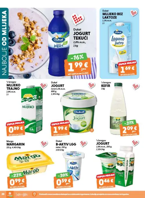 Studenac katalog — stranica 20: Margo MARGARIN, Dukat JOGURT TEKUĆI (vrijedi 09. 09. 2026.–15. 09. 2026.)
