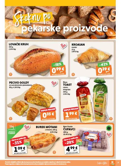 Studenac katalog — stranica 7: Moj Studenac BUREK MOTANI, Bon Gusto ČUPAVCI (vrijedi 09. 09. 2026.–15. 09. 2026.)