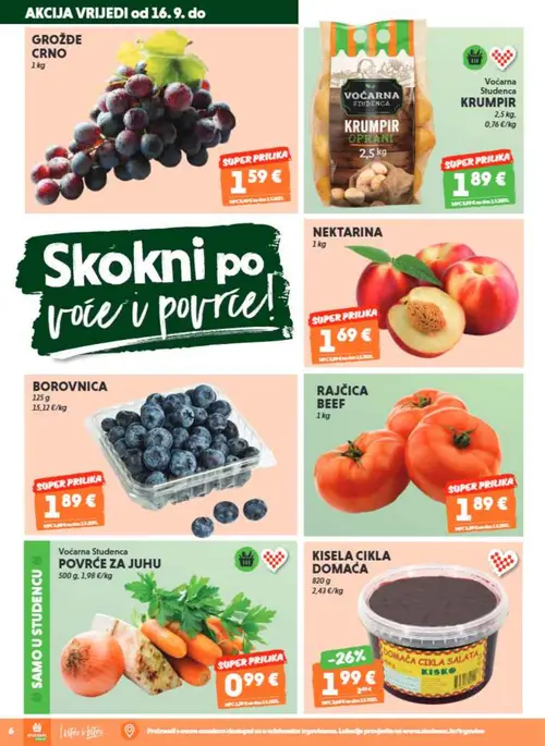 Studenac katalog — stranica 6 (vrijedi 16. 09. 2026.–22. 09. 2026.)